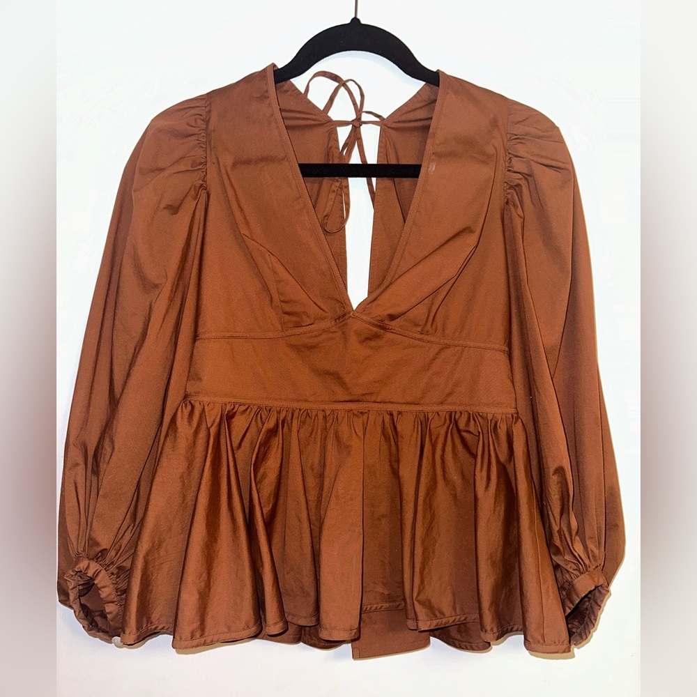 Staud Bouvier Top in Red
